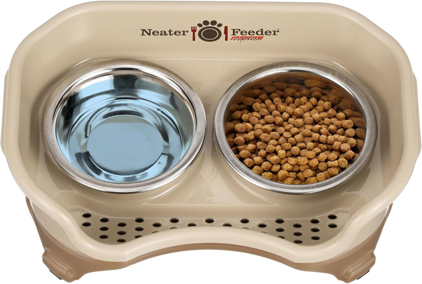 Neater Feeder Express (Perro pequeño), con Cuencos de Acero Inoxidable para Perros y comedero para Mascotas a Prueba de desorden
