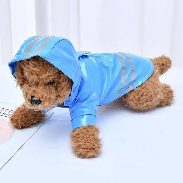 โ Impermeable con Capucha Reflejante para Perros