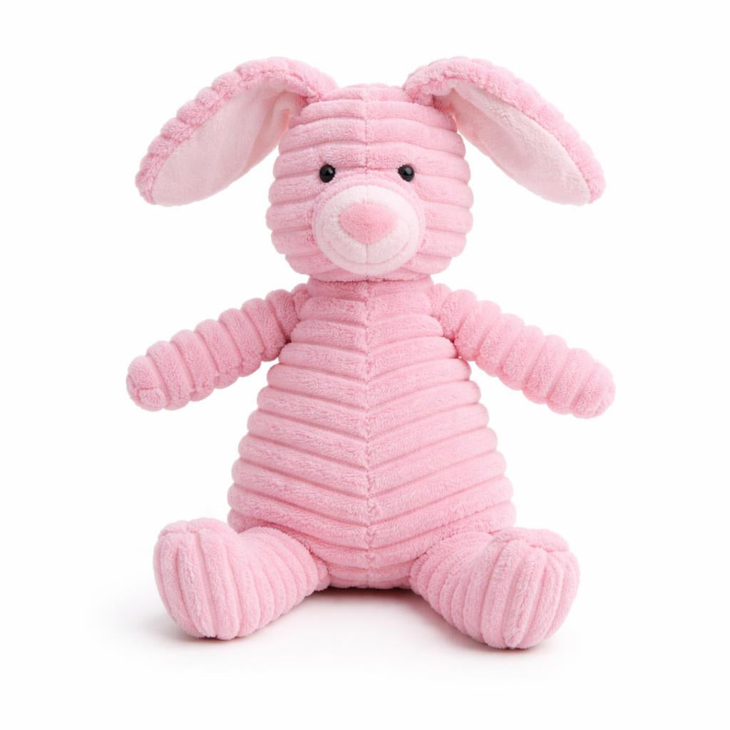 Mordedores de Pana Animalitos - Conejo rosa