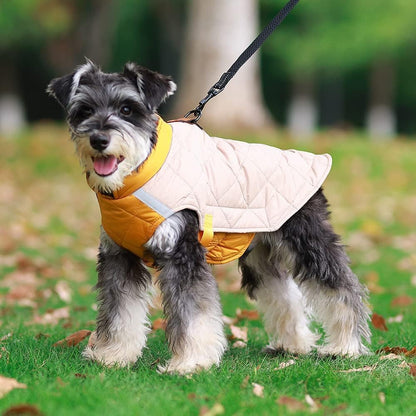 Chaleco para Perro, Ropa de Invierno para Mascotas,Chaqueta Térmica Impermeable y Resistente al Viento con Banda Reflectante, Protección contra El Viento de Moda Abrigos para Perros (2XL)