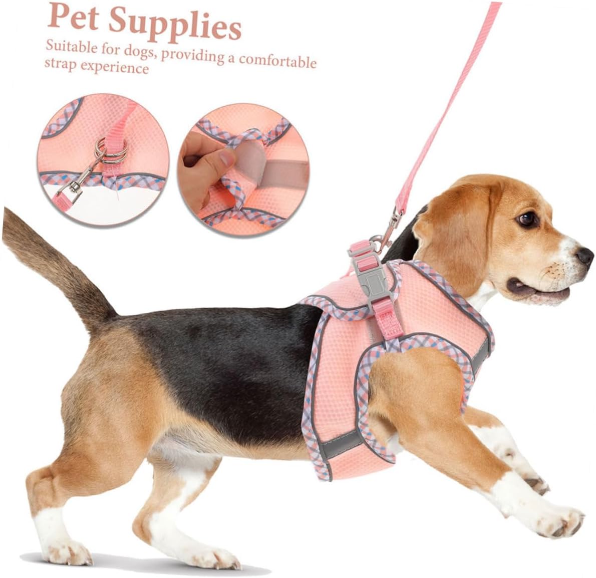 SUPVOX Chaleco para Pasear Perros Resistente con Correa para Perros Pequeños Y Grandes Accesorio para Cachorros