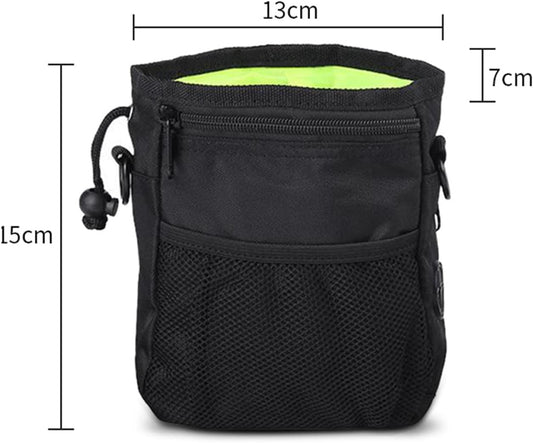 YOUTHINK - Bolsa portátil de para mascotas, bolsa de entrenamiento para perros con correa ajustable para el hombro, bolsa de almacenamiento para alimentos y aperitivos, color