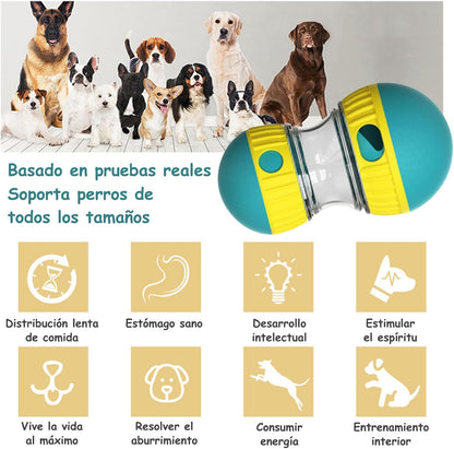 NXQAPUO 2 Juguetes interactivos para Perro, Juguetes antiestres para Perros, alimentación Lenta, adecuados para Perros, Gatos, Juguetes interactivos.