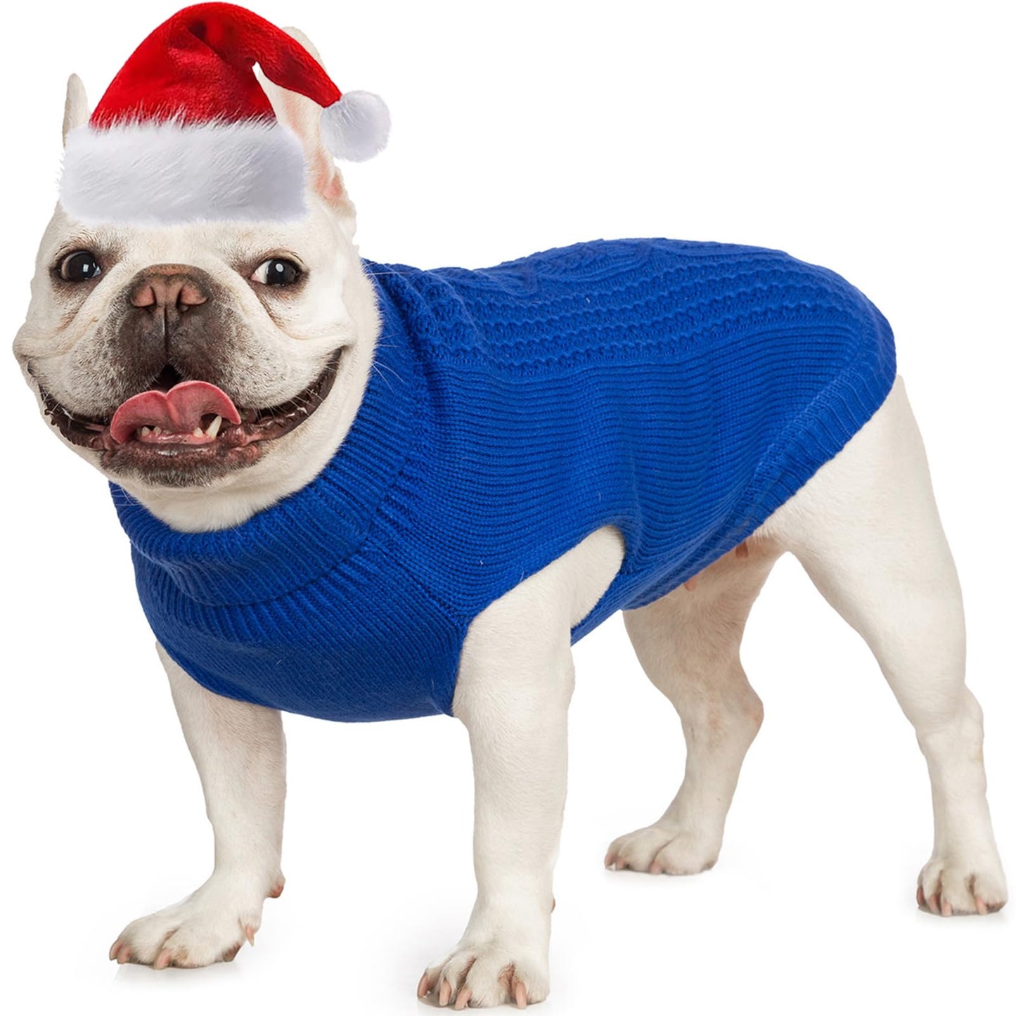 Suéter de cuello alto de punto, sin mangas, ropa de gato, ropa cálida de invierno, para gatos o perros pequeños en temporada fría (M, gris)