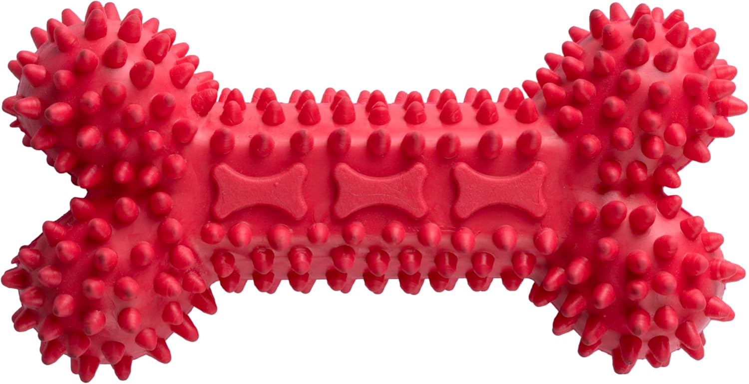 Fancy Pets Juguete en Forma de Hueso de Caucho para Perro, Varios Colores