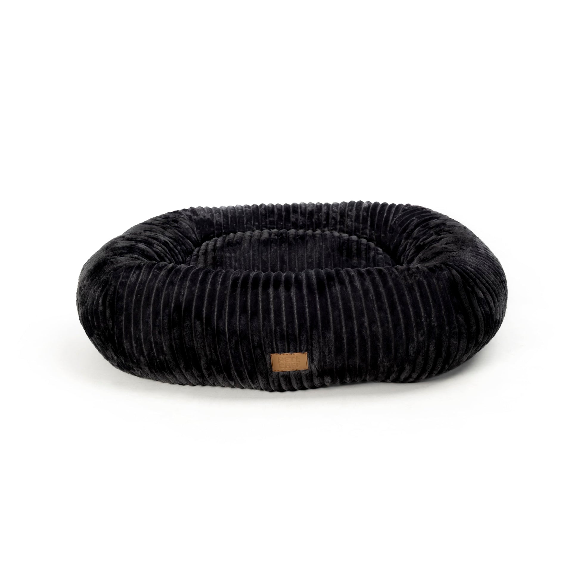 PET&CHEF Cama con Memory Foam para Perros, diseño antiestrés, Cama Lavable con Funda extraíble, Moderna, Felpa ultrasuave, Soporte ortopédico Memory Foam, Base Impermeable (Plata, Small)