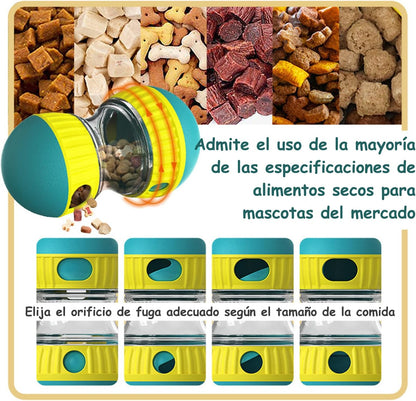NXQAPUO 2 Juguetes interactivos para Perro, Juguetes antiestres para Perros, alimentación Lenta, adecuados para Perros, Gatos, Juguetes interactivos.