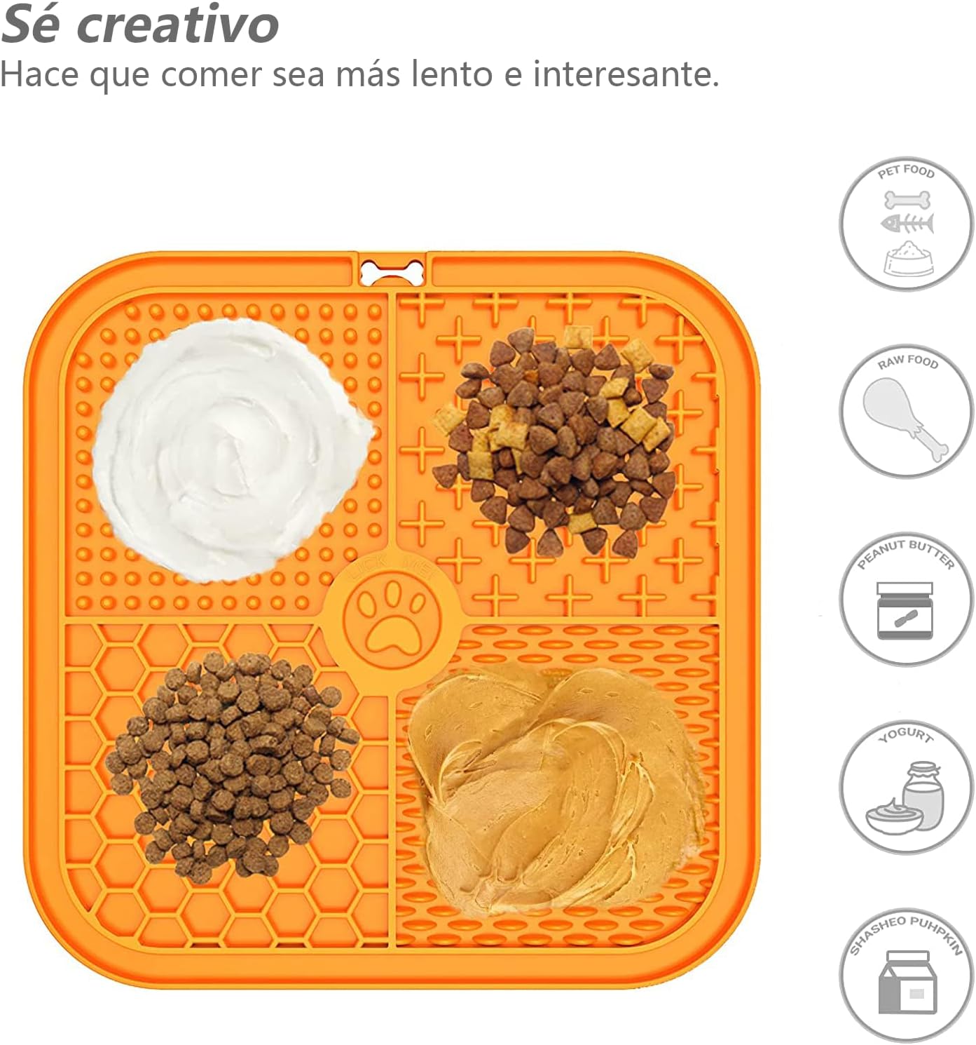 COOLKITALENT Alfombrilla para Lamer Perros con Ventosa, 2 Piezas Lick Mat para Perros y Gatos sin BPA, Super Ventosas para Bañarse, Arreglarse, Entrenar y Cuidado de Las Garras