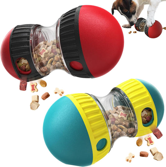 NXQAPUO 2 Juguetes interactivos para Perro, Juguetes antiestres para Perros, alimentación Lenta, adecuados para Perros, Gatos, Juguetes interactivos.
