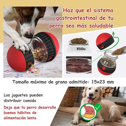 NXQAPUO 2 Juguetes interactivos para Perro, Juguetes antiestres para Perros, alimentación Lenta, adecuados para Perros, Gatos, Juguetes interactivos.