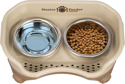 Neater Feeder Express (Perro pequeño), con Cuencos de Acero Inoxidable para Perros y comedero para Mascotas a Prueba de desorden