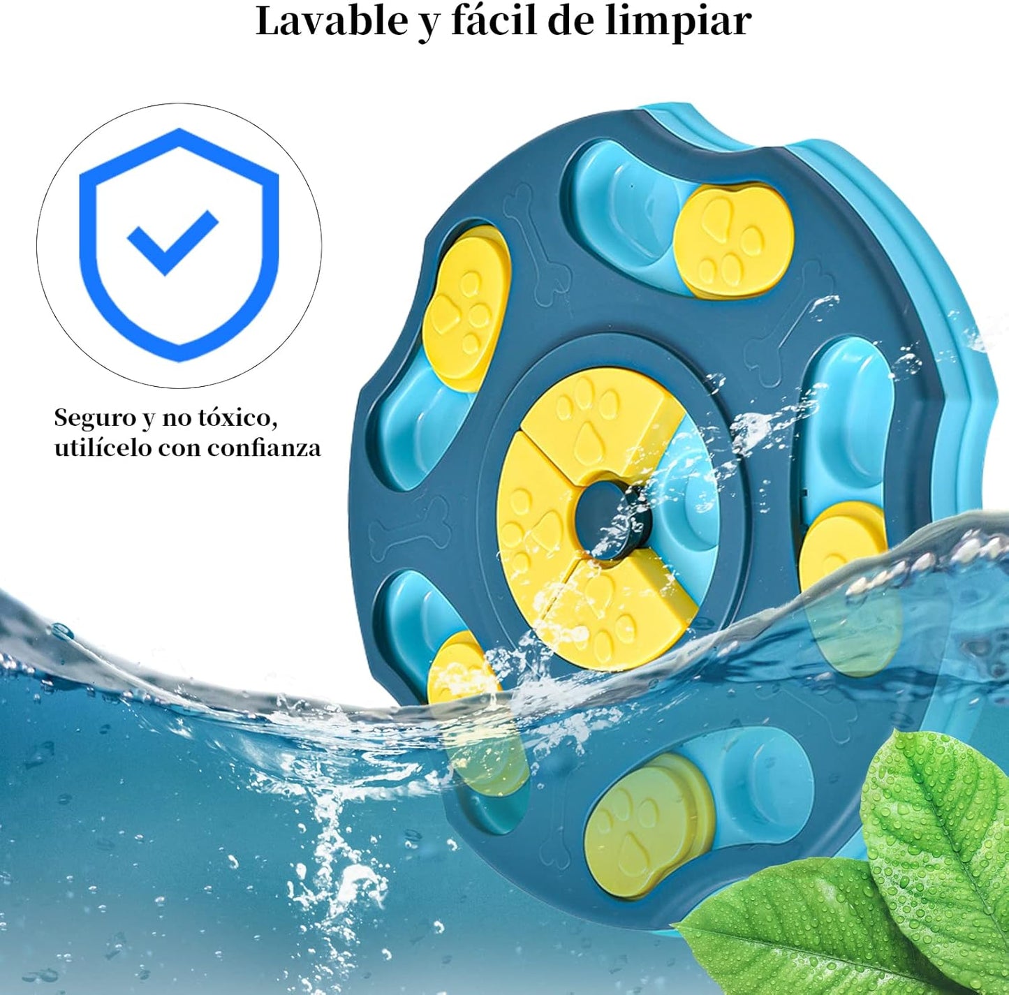 SHANDABULIU Juguetes de Rompecabezas para Perro, Juguetes Interactivos para Perro para Entrenamiento de Alimentación, Juegos para Perros de alimentación Lenta, Rompecabezas Snack Juguete para Perro
