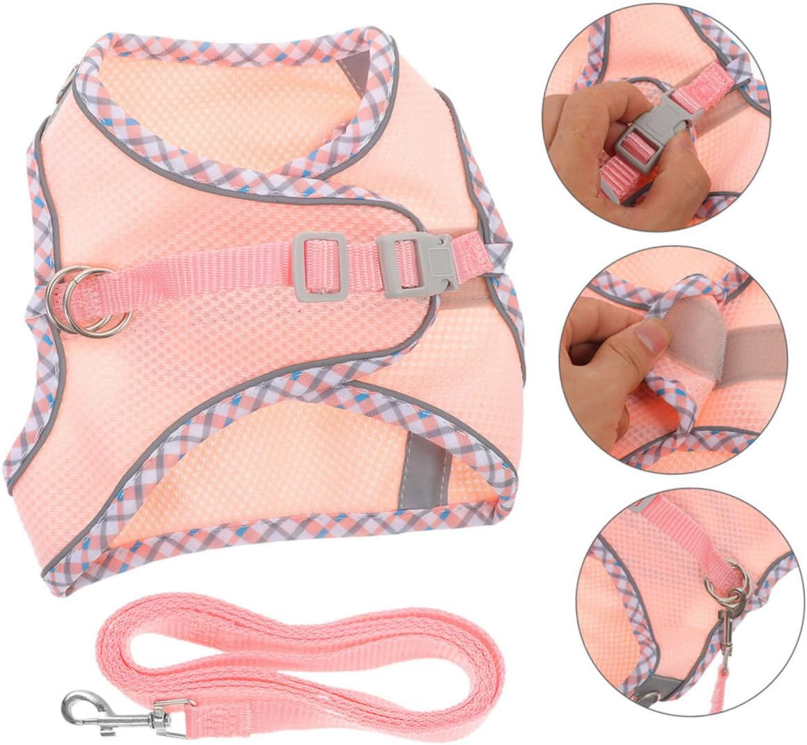 SUPVOX Chaleco para Pasear Perros Resistente con Correa para Perros Pequeños Y Grandes Accesorio para Cachorros