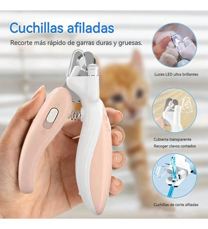 Cortador De Uñas Para Mascotas Con luz LED