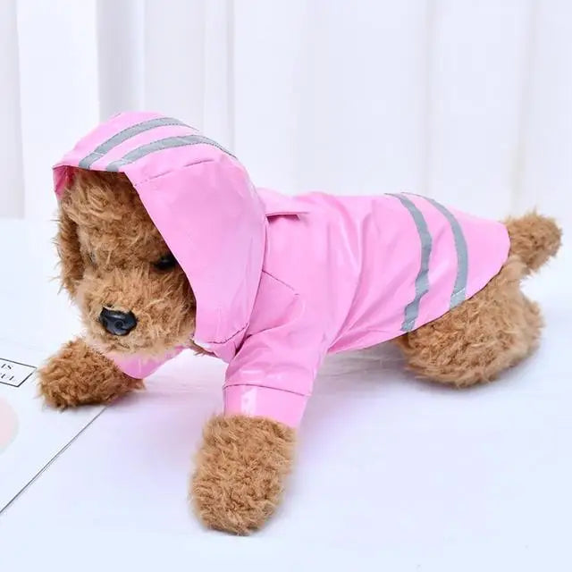 ☔ Impermeable con Capucha Reflejante para Perros