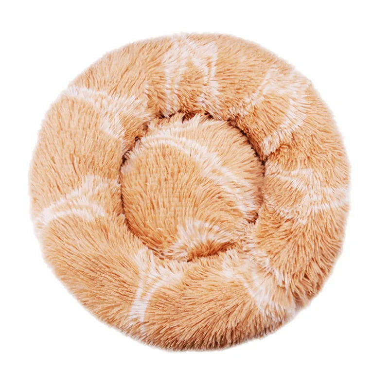 🛏️ Cama Redonda Suave para Perros (6 tamaños)