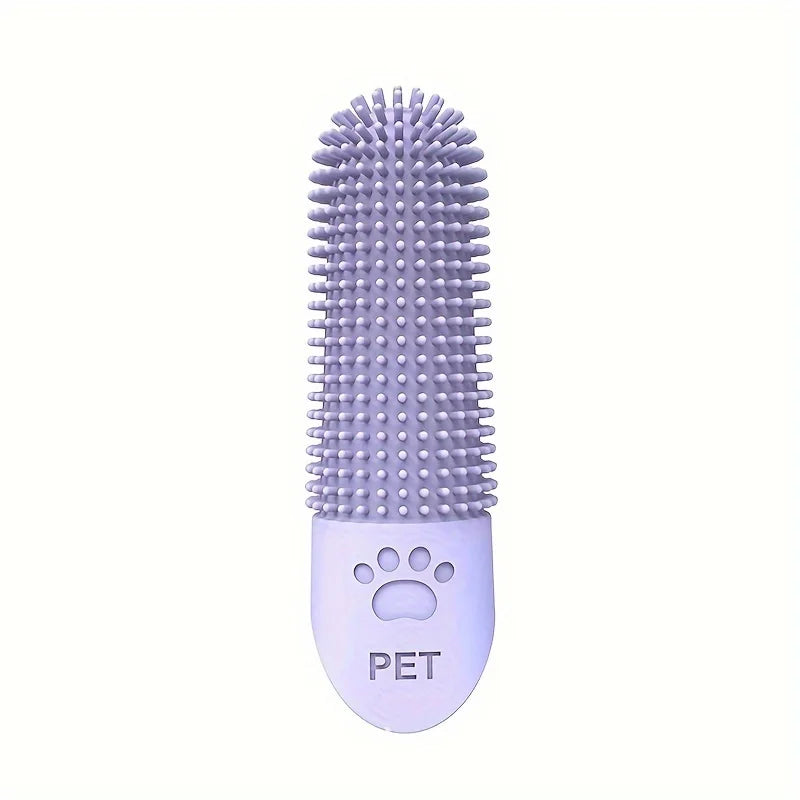 🪥 Cepillo de Dientes de Dedo de Silicona para Mascotas
