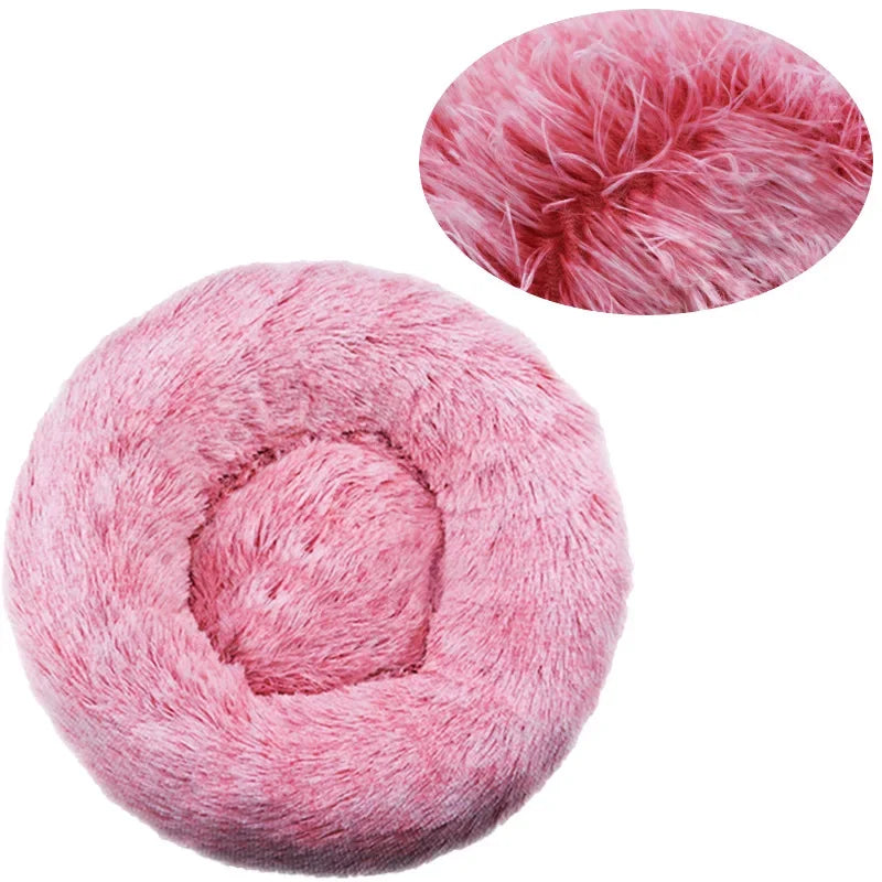 🛏️ Cama Redonda Suave para Perros (6 tamaños)