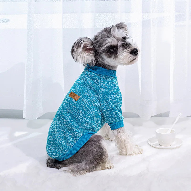 🧶 Suéter Tejido Cuello Redondo para Perros y Gatos