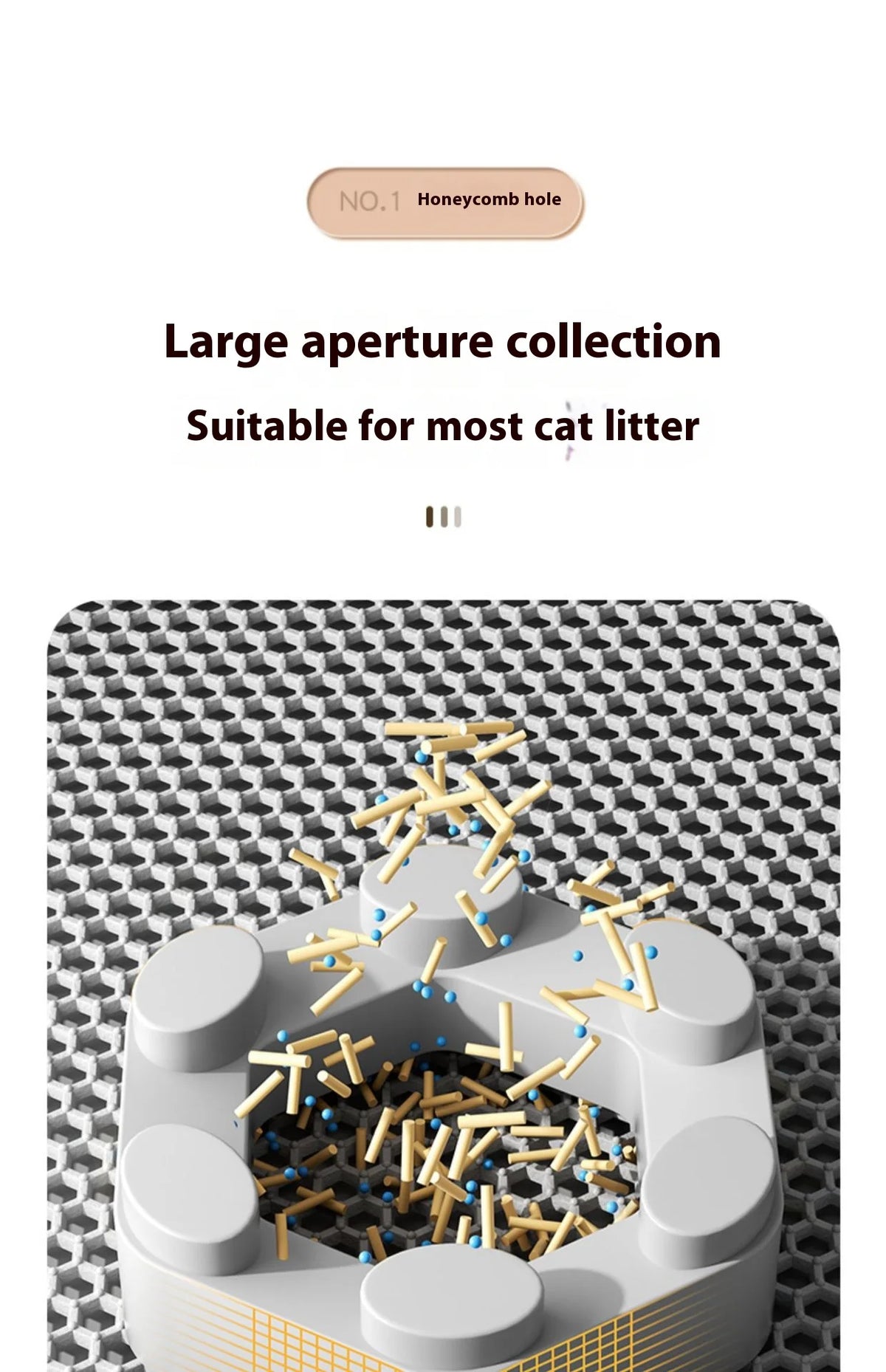 🐾 Tapete Atrapa Arena Impermeable para Gatos