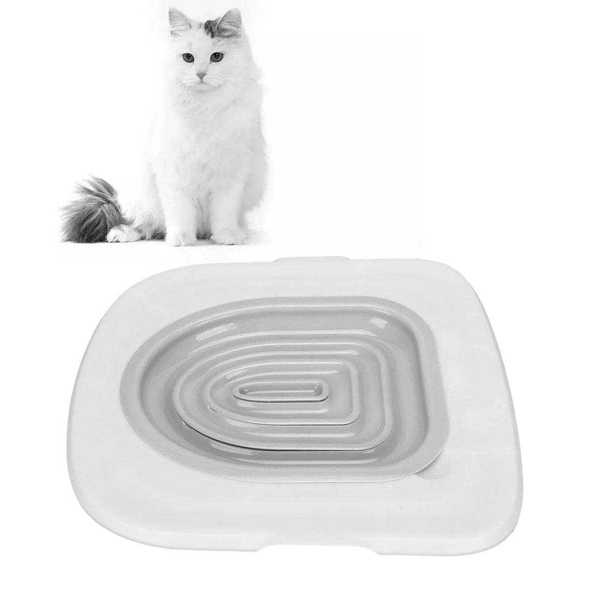 🚽 Entrenador de Inodoro para Gatos Reutilizable