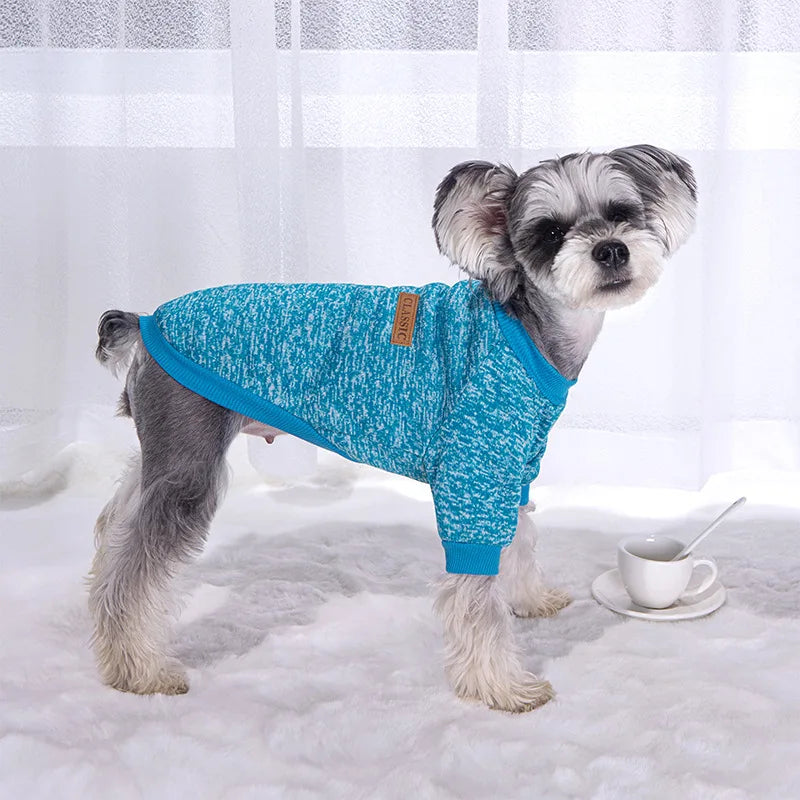 🧶 Suéter Tejido Cuello Redondo para Perros y Gatos
