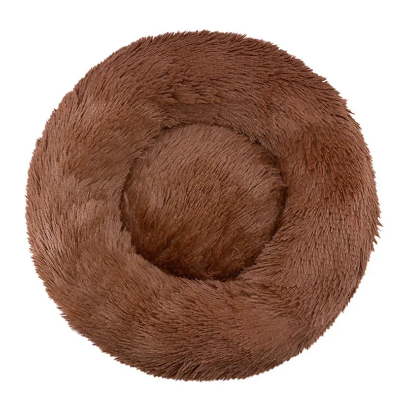 🛏️ Cama Redonda Suave para Perros (6 tamaños)