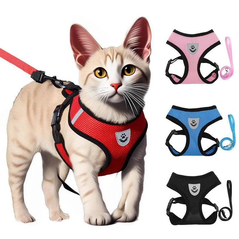 🦺 Arnés y Correa Antiescape para Gatos