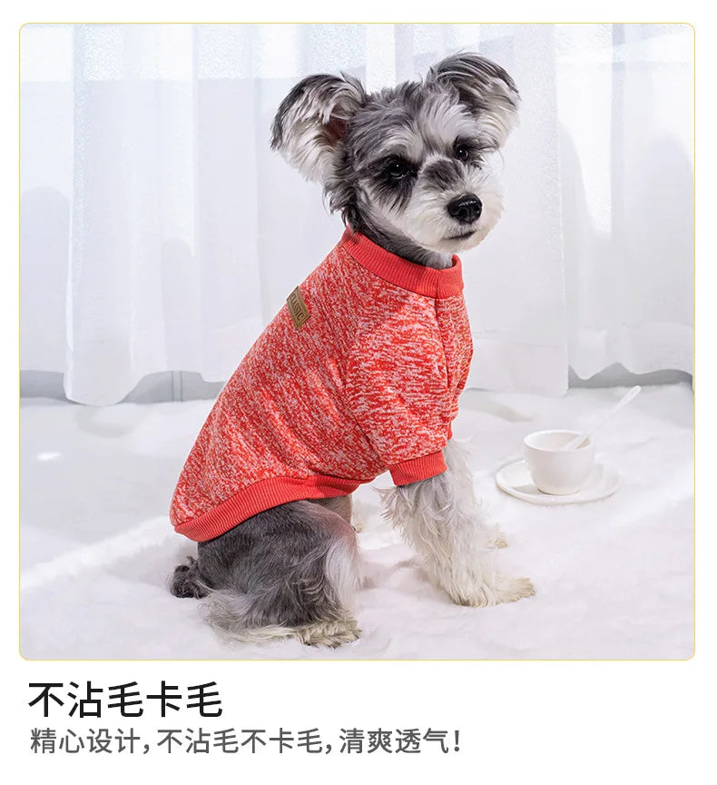 🧶 Suéter Tejido Cuello Redondo para Perros y Gatos