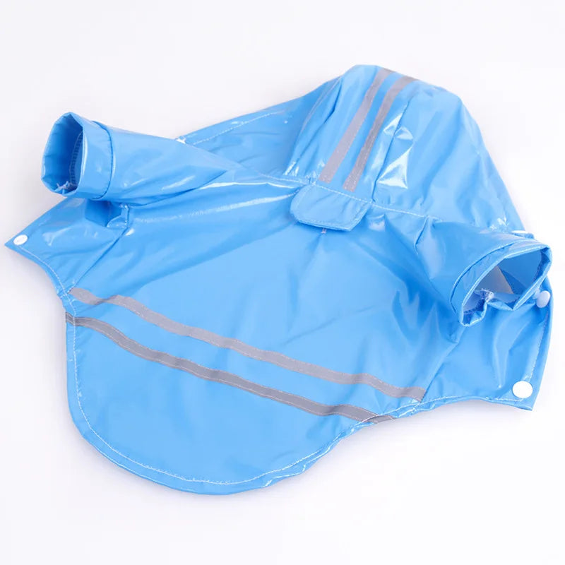 ☔ Impermeable con Capucha Reflejante para Perros