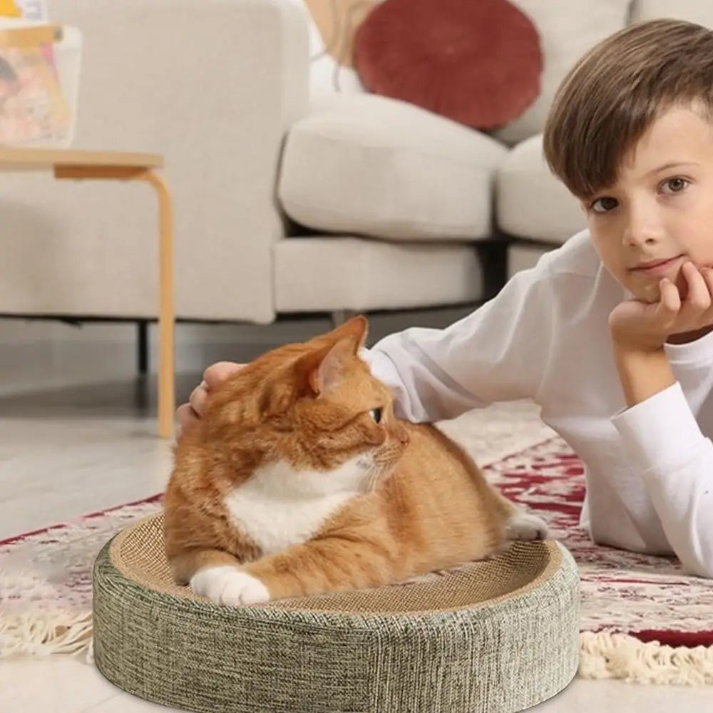 🐈 Rascador Ovalado 2 en 1 de Sisal para Gatos