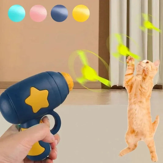 🥏 Lanzador de Discos Voladores para Gatos