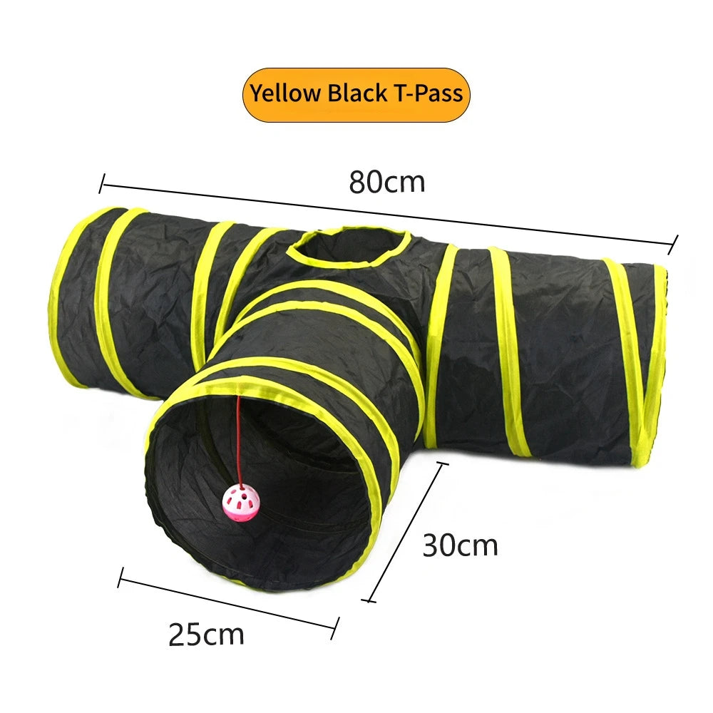 🌀 Túnel Plegable en S para Gatos