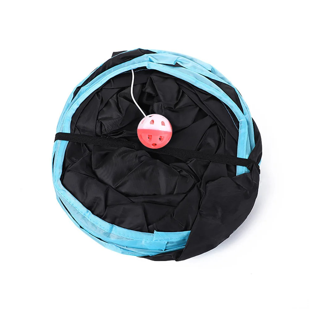 🌀 Túnel Plegable en S para Gatos