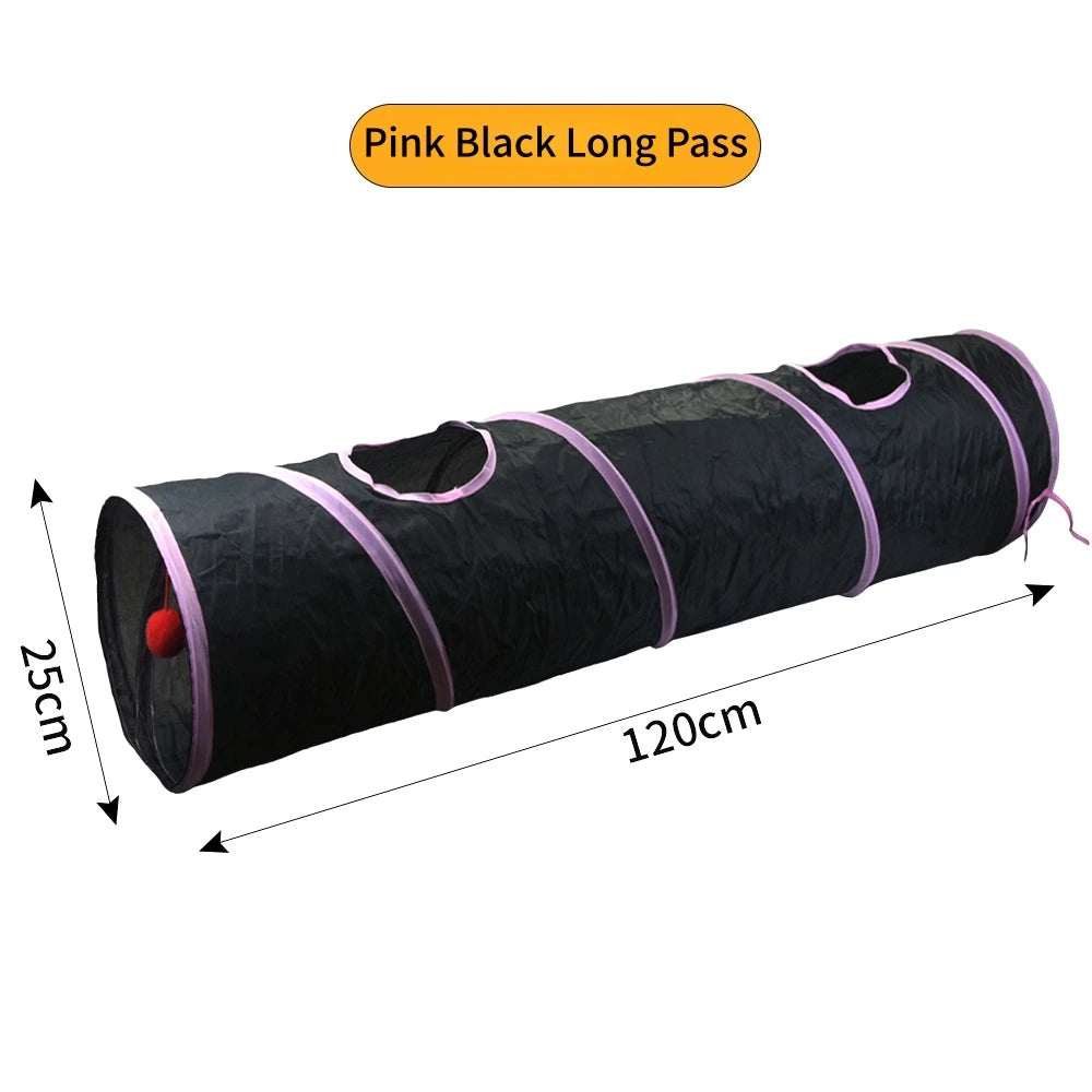 🌀 Túnel Plegable en S para Gatos