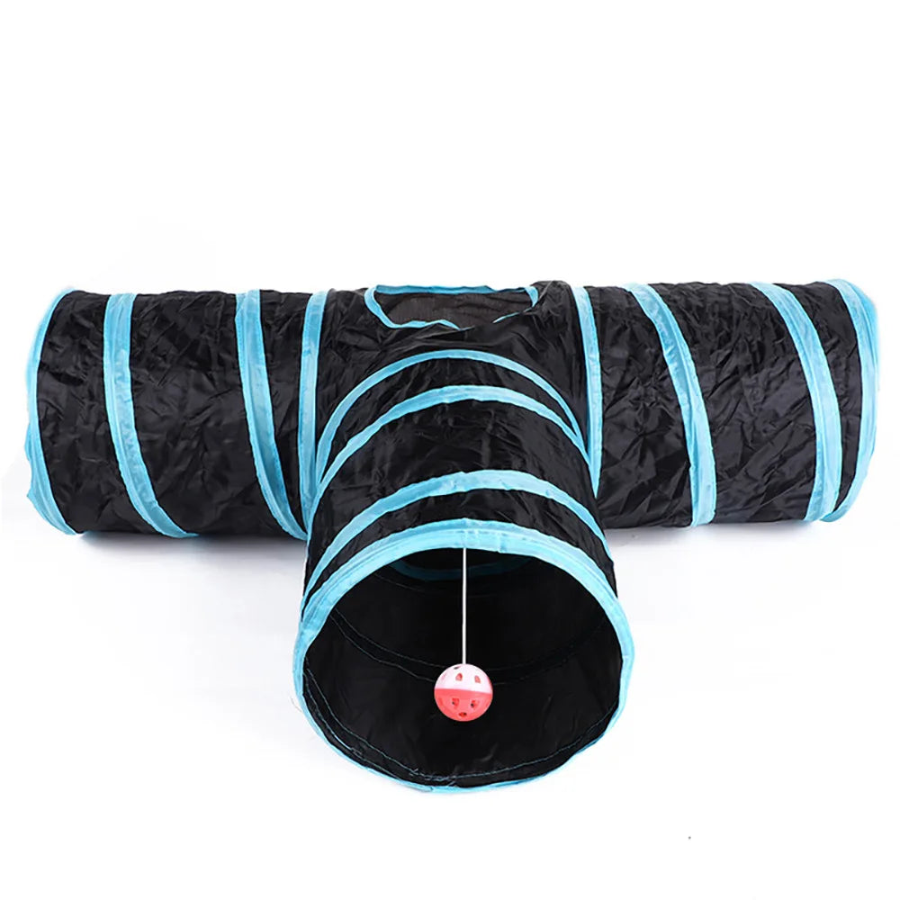 🌀 Túnel Plegable en S para Gatos