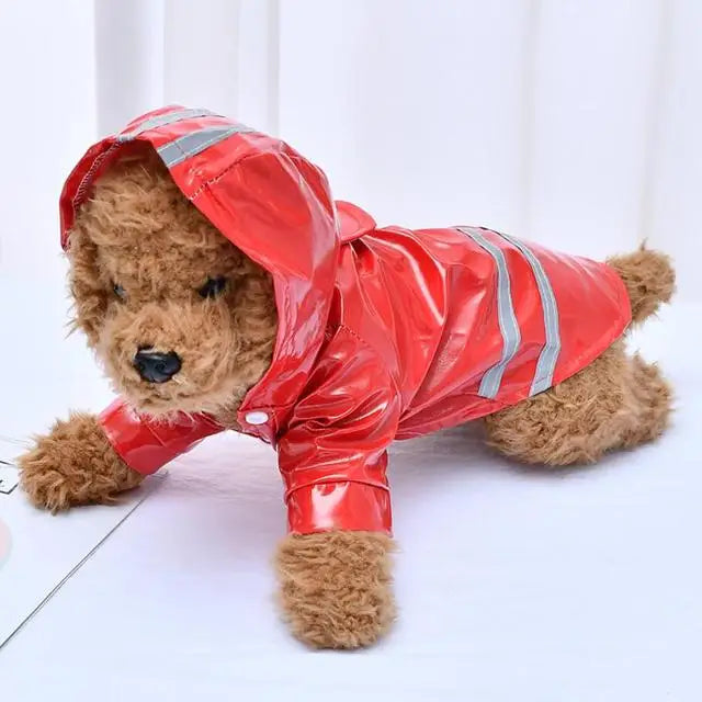 ☔ Impermeable con Capucha Reflejante para Perros