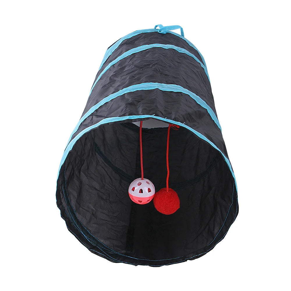 🌀 Túnel Plegable en S para Gatos