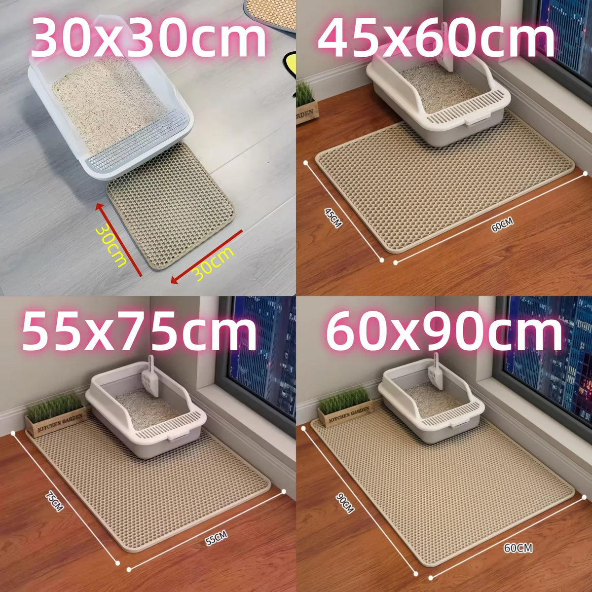🐾 Tapete Atrapa Arena Impermeable para Gatos