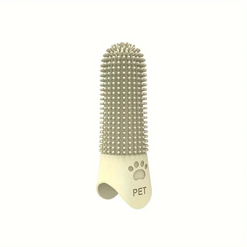 🪥 Cepillo de Dientes de Dedo de Silicona para Mascotas