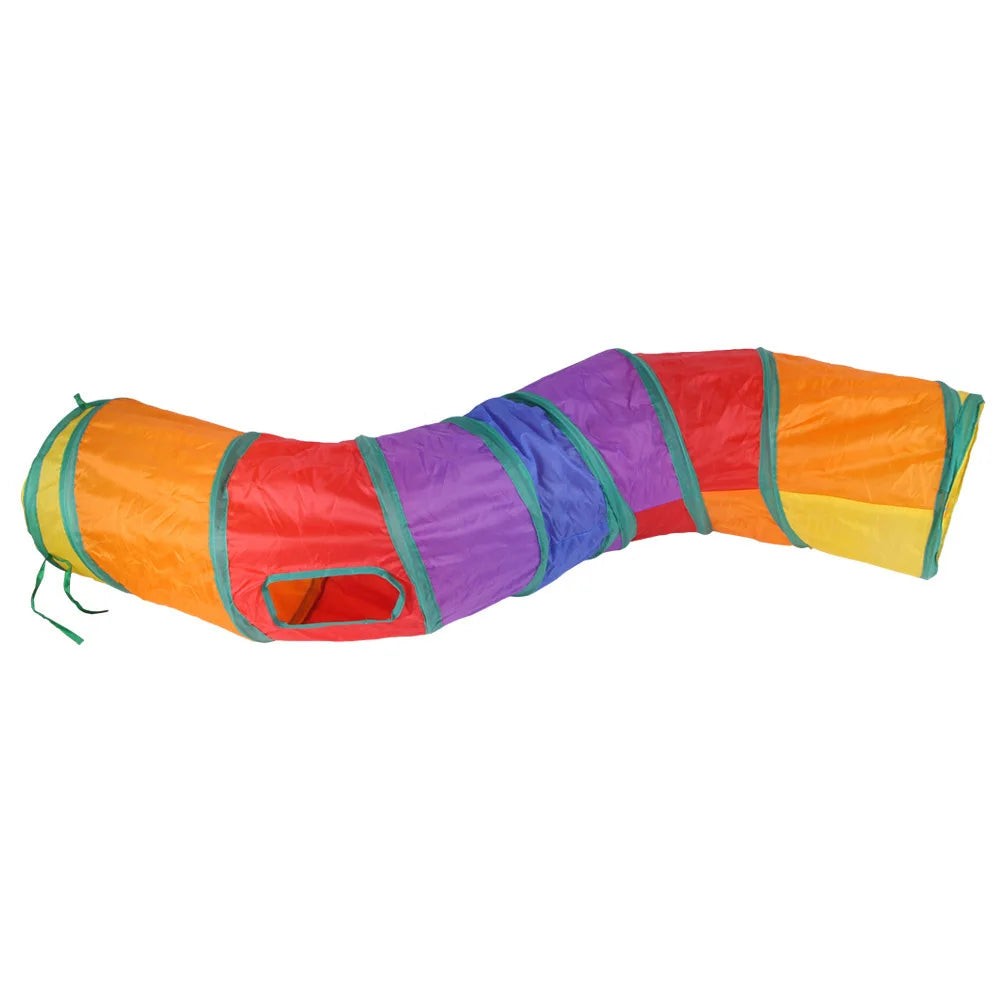 🌀 Túnel Plegable en S para Gatos