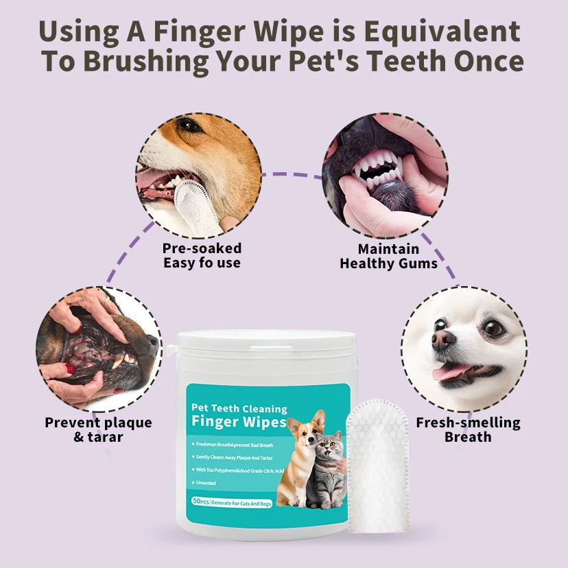 🦷 Dedales Limpiadores de Dientes para Mascotas