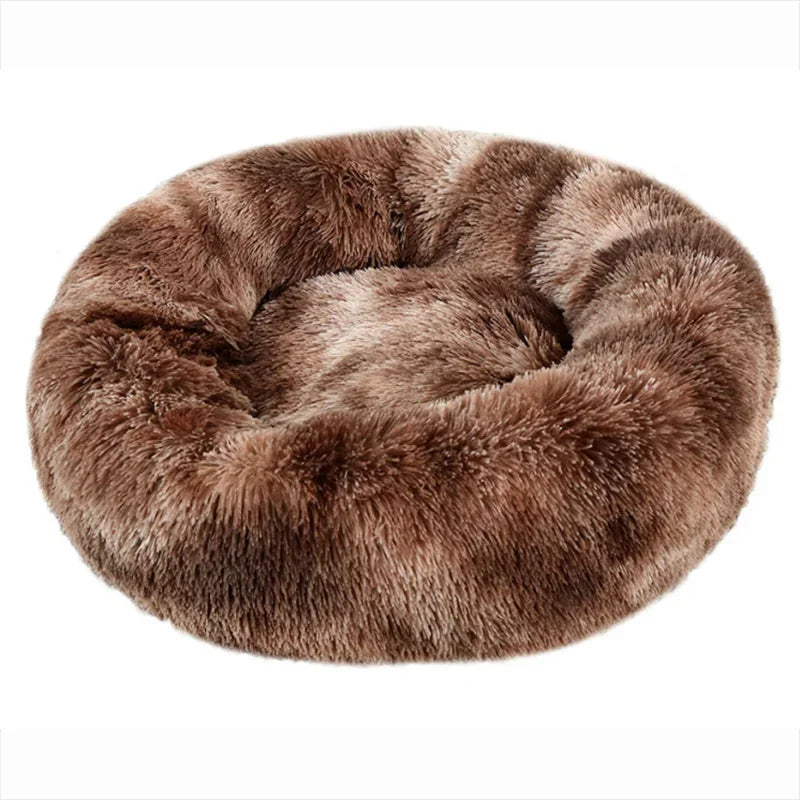 🛏️ Cama Redonda Suave para Perros (6 tamaños)