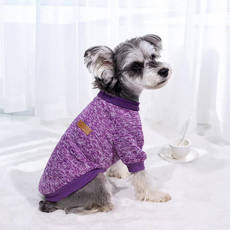 🧶 Suéter Tejido Cuello Redondo para Perros y Gatos