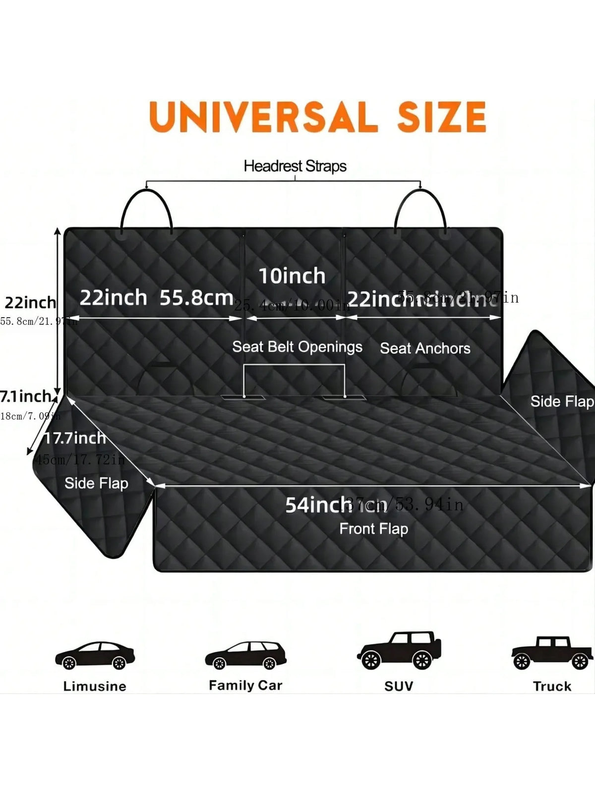 🚙 Funda Protectora de Asiento de Auto para Perros