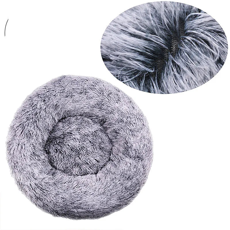 🛏️ Cama Redonda Suave para Perros (6 tamaños)