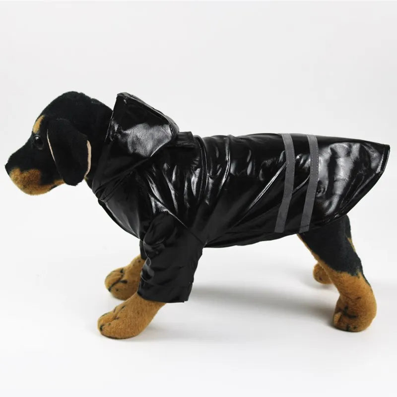 ☔ Impermeable con Capucha Reflejante para Perros