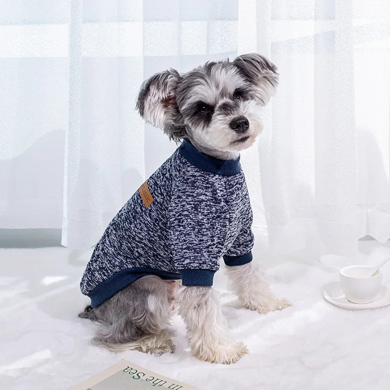 🧶 Suéter Tejido Cuello Redondo para Perros y Gatos
