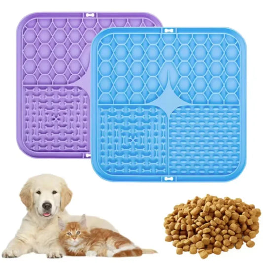 🍯 Tapete Lamedor de Silicona para Mascotas