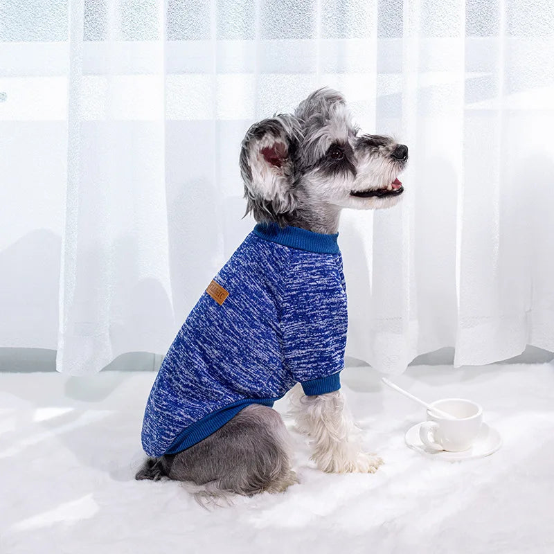 🧶 Suéter Tejido Cuello Redondo para Perros y Gatos